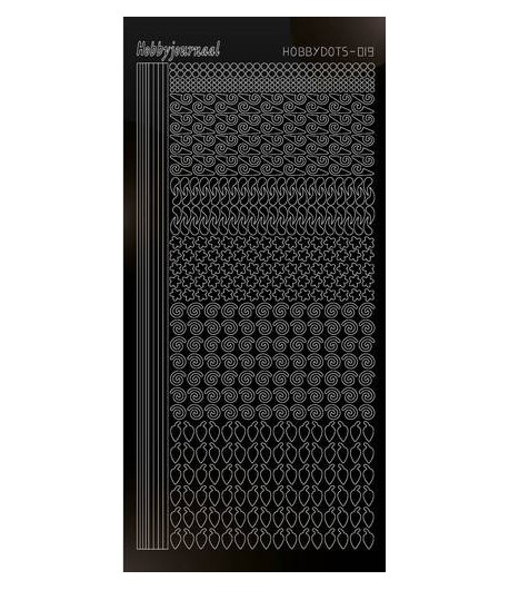 STICKERS MOTIFS NOIR STDA193