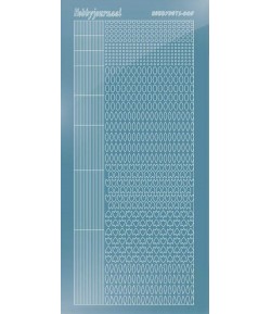 STICKERS MOTIFS BLEU STDM055