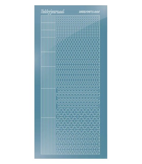 STICKERS MOTIFS BLEU STDM055