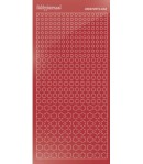 STICKERS MOTIFS ROUGE STDM008H