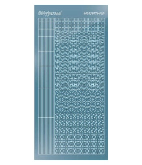 STICKERS MOTIFS BLEU STDM095