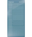STICKERS MOTIFS BLEU STDM095