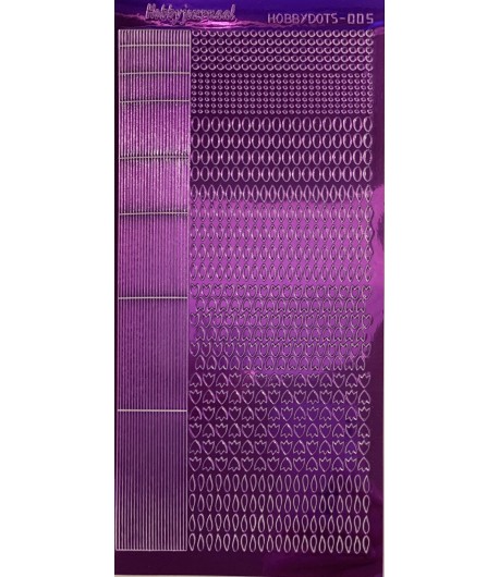 STICKERS MOTIFS VIOLET STDM059