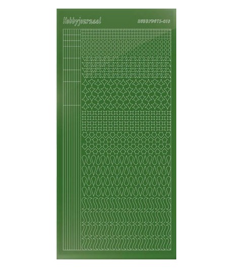 STICKERS MOTIFS VERT STDM13C