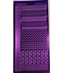 STICKERS MOTIFS VIOLET STDM179