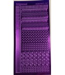 STICKERS MOTIFS VIOLET STDM179
