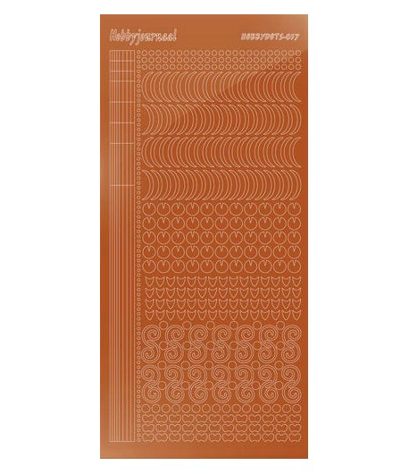STICKERS MOTIFS CUIVRE STDM17B