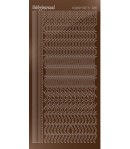STICKERS MOTIFS MARRON STDM20G