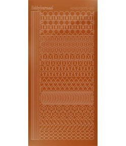 STICKERS MOTIFS CUIVRE STDM21B
