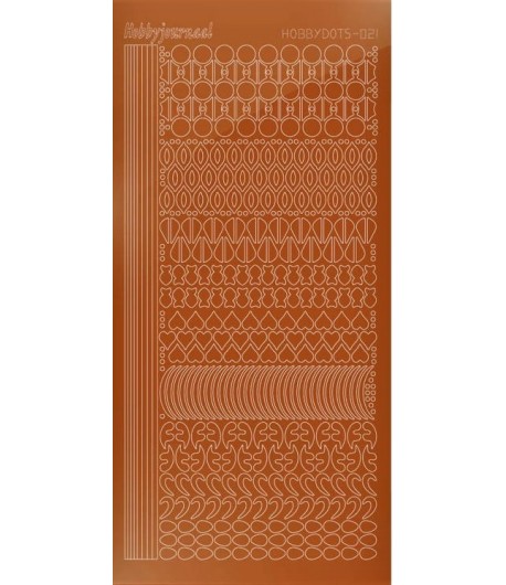 STICKERS MOTIFS CUIVRE STDM21B