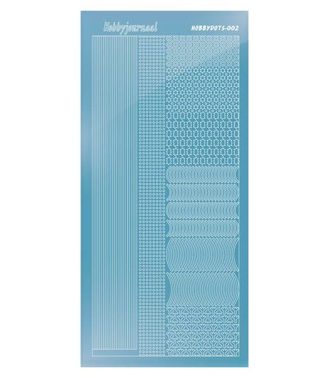 STICKERS MOTIFS BLEU STDM025