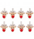 PINCES RENNES ARGENT EN BOIS X8