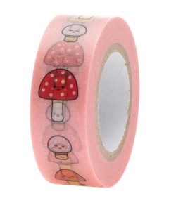 MASKING TAPE CHAMPIGNONS DROLE D'AUTOMNE X10M
