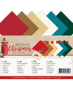 24 CARTES 13.5X27 NOSTALGIC CHRISTMAS