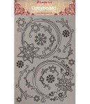 FORMES CARTON A4 SNOWFLAKES KLSPDA408 STAMPERIA