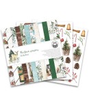 BLOC 12 FEUILLES 30.5 X 30.5 CM - THE 4 SEASONS WINTER - PIATEK