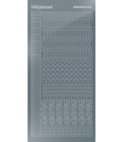 STICKERS MOTIFS BLEU GLACE STDM175