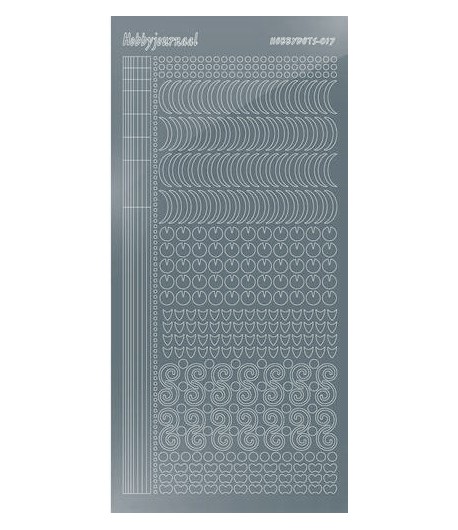 STICKERS MOTIFS BLEU GLACE STDM175