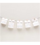 LOT DE 24 SACS BLANCS POUR CALENDRIER DE L'AVENT