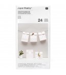 LOT DE 24 SACS BLANCS POUR CALENDRIER DE L'AVENT