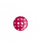 BOUTON EN PLASTIQUE POIS 1.8 CM - FUCHSIA