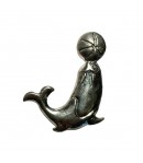 OTARIE EN MÉTAL ARGENTÉ