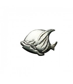 POISSON EN MÉTAL ARGENTÉ