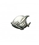 POISSON EN MÉTAL ARGENTÉ