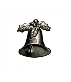 CLOCHE EN MÉTAL ARGENTÉ