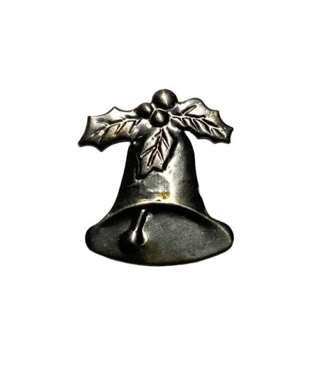 CLOCHE EN MÉTAL ARGENTÉ