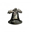 CLOCHE EN MÉTAL ARGENTÉ