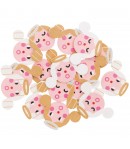 CONFETTIS PETITS ANGES EN BOIS X48