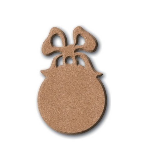 PLAQUE PETITE BOULE EN MEDIUM 7X11 CM