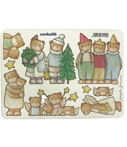 FORMES BOIS FAMILLE OURS A5