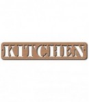PLAQUE KITCHEN EN MEDIUM 30X6CM