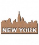 PLAQUE NEW YORK EN MEDIUM 24X15 CM