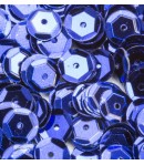 SEQUINS 6MM BLEU FONCE  - 12 GR