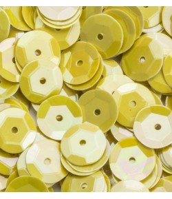 SEQUINS 6MM JAUNE  - 12 GR