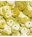 SEQUINS 6MM JAUNE  - 12 GR