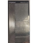 STICKERS MOTIFS OR ARGENT STDM038