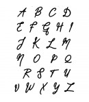 TAMPONS TRANSPARENTS MUSE ALPHABET PS6009