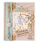 FEUILLE CHIOTS OISEAUX AGNEAU - MB0184- MARIANNE DESIGN