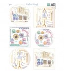 FEUILLE CHIOTS OISEAUX AGNEAU - MB0184- MARIANNE DESIGN