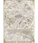 PAPIER DE RIZ A4 LADY VAGABOND LONDON GUIDE - 21 X 29.7 - DFSA4521 - STAMPERIA