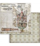 PAPIER LADY VAGABOND FLYING SHIP 30 X 30 CM - SBB757 - STAMPERIA