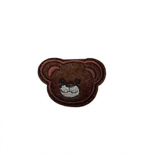 PATCH ÉCUSSON OURSON - MARRON