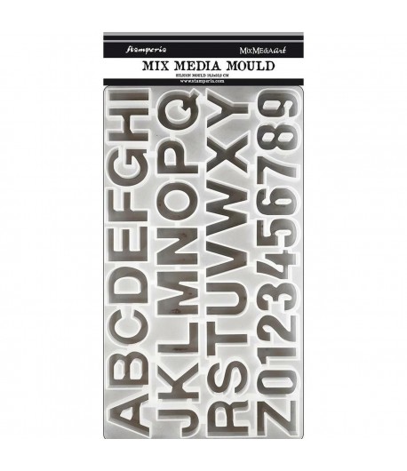 MOULE SILICONE ALPHABET 19.3X35.2 - KACM08