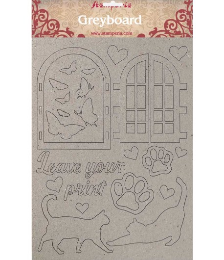 FORMES CARTON A4 LEAVE YOUR PRINT KLSPDA419 STAMPERIA