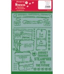 POCHOIR LADY VAGABOND LUGGAGE  21X29.7CM KSG455