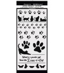 POCHOIR PRINTS 12 X 25 CM - KSTDL43 STAMPERIA